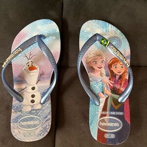 Havaianas Blue Flip Flops Cartoon Design Sandals